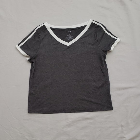 SO Striped Sleeve Tshirt - Picture 3 of 5